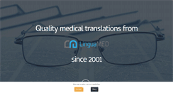 Desktop Screenshot of linguamedtranslation.com